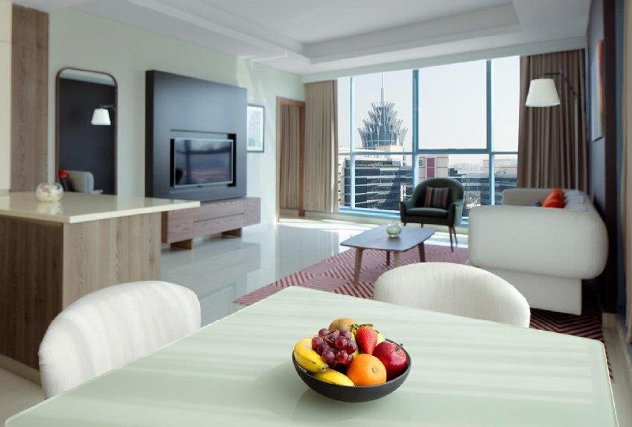 Radisson Blu Hotel Apartment Dubai Silicon Oasis Exterior foto
