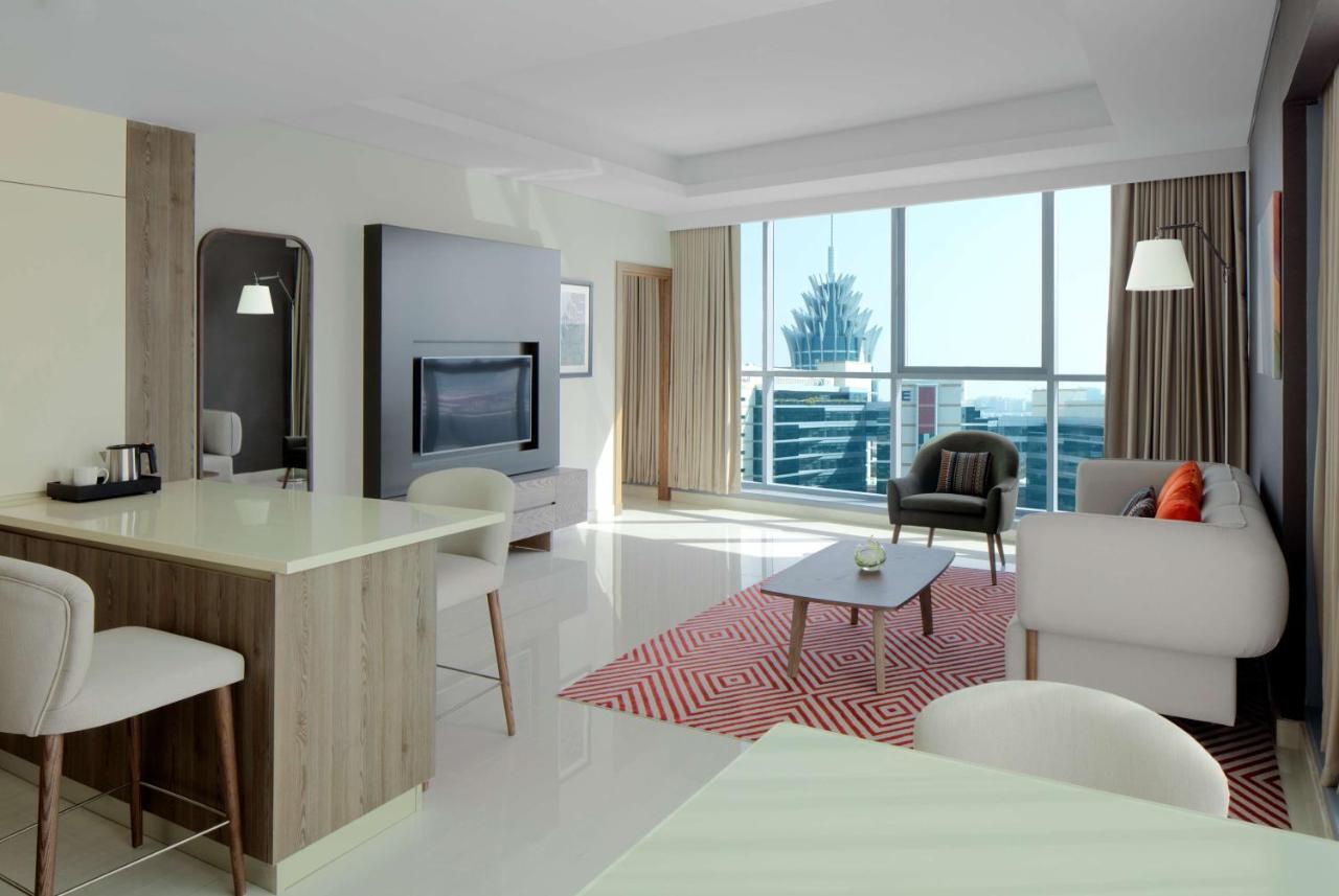 Radisson Blu Hotel Apartment Dubai Silicon Oasis Exterior foto